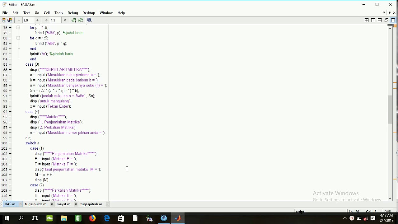 EPI 7C Pemrograman Komputer Pendidikan Matematika Universitas ...