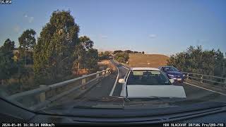 Overtake Double Solid Lines and Crashing