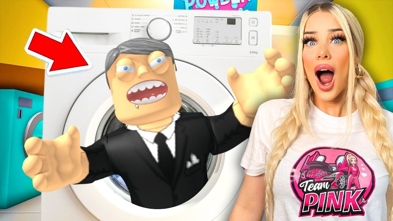 ENTKOMME dem WASCHMASCHINEN MANN 😳 (Roblox)
