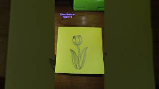Cómo dibujar un TULIPAN | Tutorial paso a paso 🌷✨