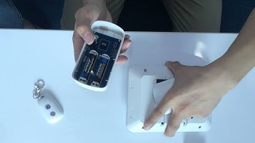 How to register Door Contact and PIR motion sensor to alarm system A6