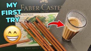 Faber castell Pitt Pastel Color Pencils | Beginner | Chai | Unboxing and Review