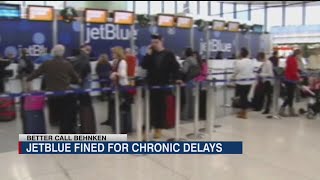 DOT fines JetBlue $2 million for chronic flight delays