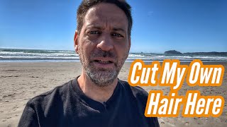 A Day At Trinidad Beach #adayinalife #vlog Cutting My Own Hair, Vanlife Shower Setup