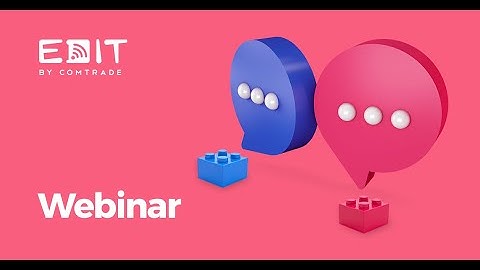 EDIT2021 Introductory webinar: Why is EDIT the right career-building step for you