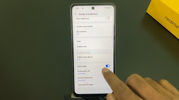 Realme P3 5G me Auto rotate screen on off kaise kare || How to Control Screen Rotation