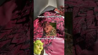 MAKING A SHREK DRAGON CORSET! #shrek #diy #clothesdiy
