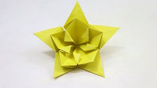 Origami Electra Kusudama Flower - DIY Paper Kusudama