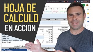 Cuanto Cobrar por Pintar Una Casa - Hoja De Calculo en Accion