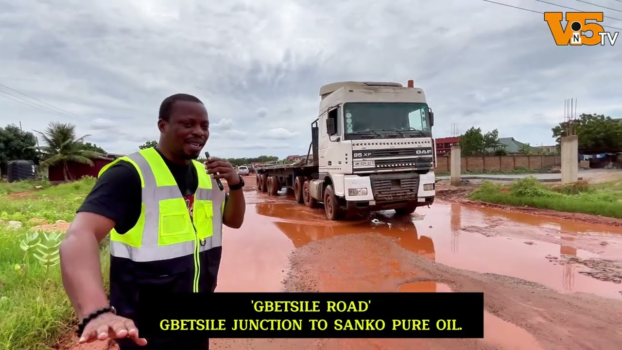 This is by far the baddest road in Accra - Gbetsile to Sanko road. Residents are weeping each day