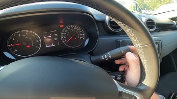 How to Enable or Disable Front Windshield Wipers in Dacia Duster II ( 2017 – now )