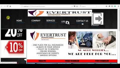 Insurance Management System | Vehicle and Health Insurance | BCA project | ASP.NET (C#) & SQL |