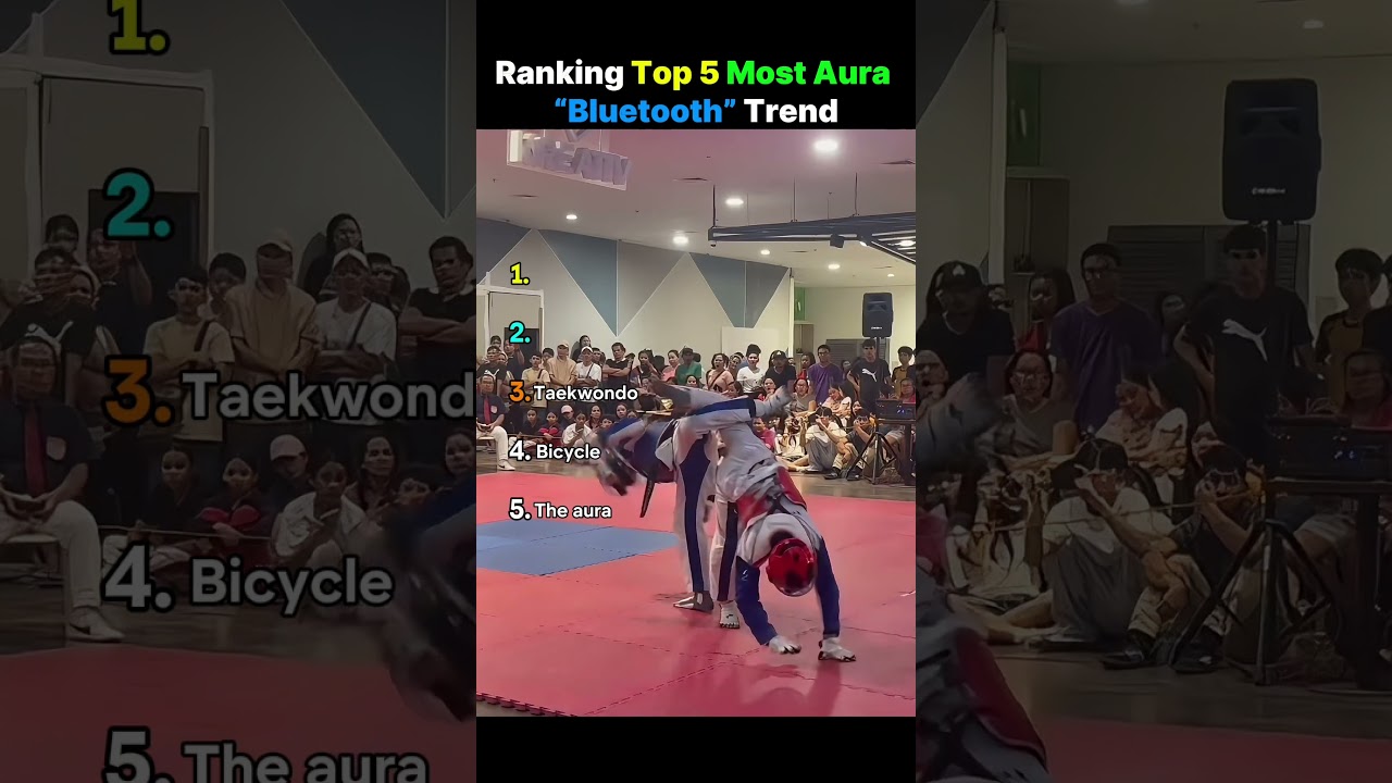 Ranking Top 5 Most Aura Bluetooth Trend #ranking #funny #viral #bluetooth #aura #tiktok #top5
