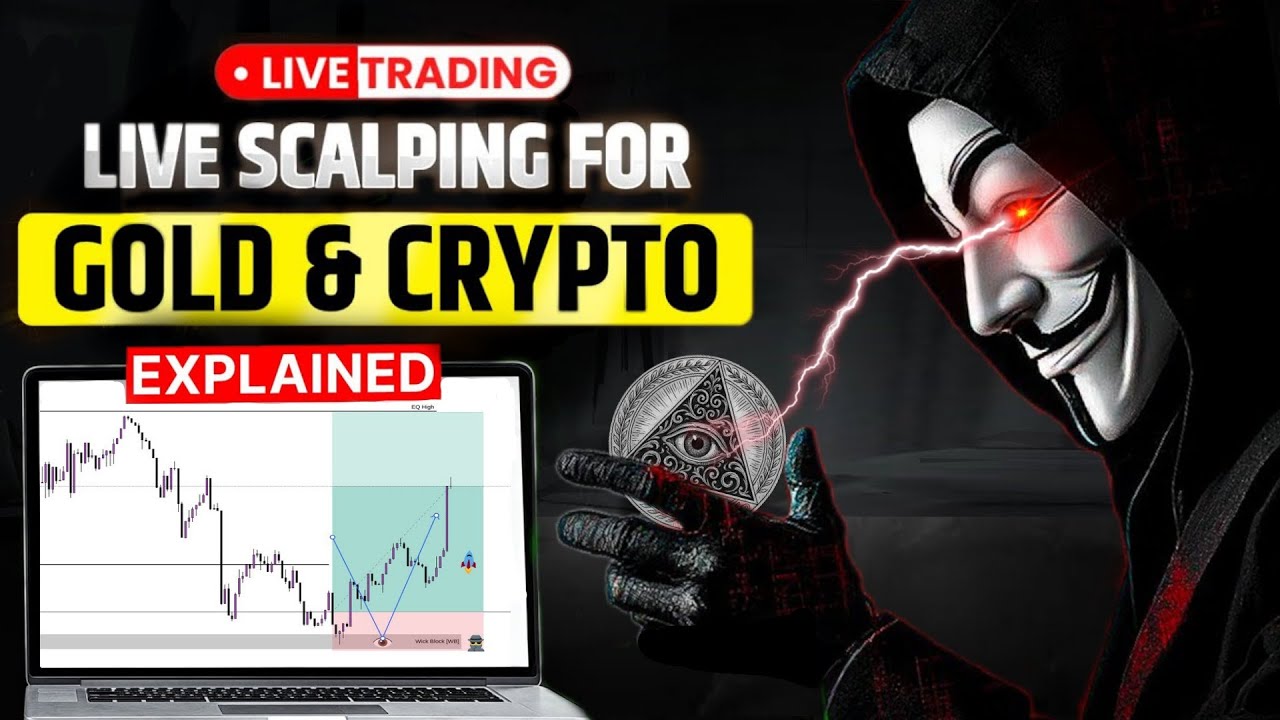 Live GOLD and CRYPTO Scalping Trading | DAY 76 
