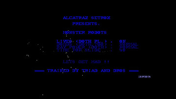 Escape from the Planet of Robot Monsters by Alcatraz (1989) - Amiga Trainer