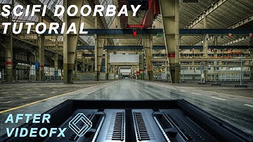 Element 3D Tutorial: Matte shadows Sci-fi Doorbay