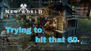 New World: Trying to hit that 60 (9/29/23)