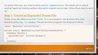 Celebrity Customizing Material UI Color Palette in TypeScript Wealth