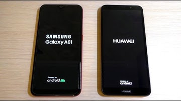 Samsung A01 vs HUAWEI Y5 Lite Bootanimation