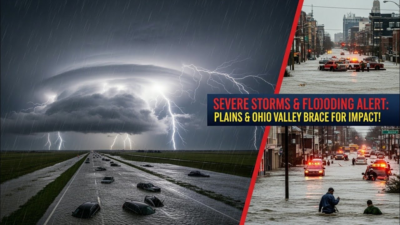 Severe Storms & Flooding Alert: Plains & Ohio Valley Brace for Impact ...