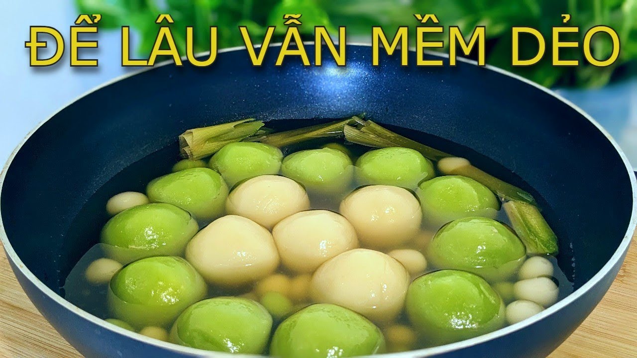 100% THÀNH CÔNG NGAY LẦN ĐẦU | CHÈ TRÔI NƯỚC LÁ DỨA | CÁCH PHA BỘT | ĐỂ QUA ĐÊM VẪN MỀM DẺO RẤT NGON