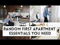 FIRST APARTMENT ESSENTIALS | Random First Apartment Products I Can't Live Without