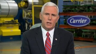 Mike Pence on Carrier deal, Trump's campaign promises