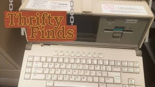 Thrifty Find: 1988 Brother Word Processor