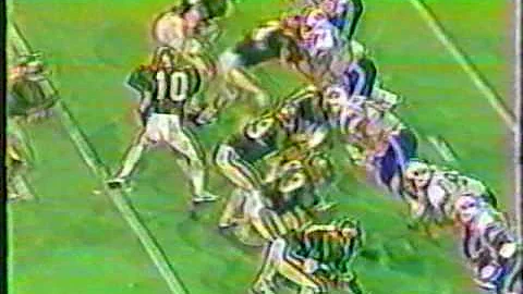 1983 Baylor football vs BYU 3 Gerald McNeil highli...