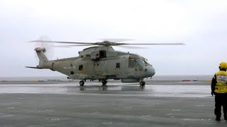 Aircraft Carrier Prepares for First Chopper Landing on Deck