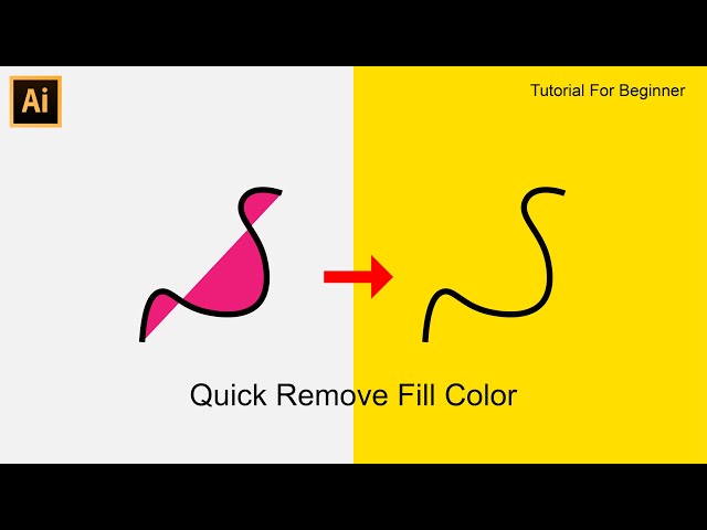 How to Remove Illustrator Pen Tool Fill: Quick Guide