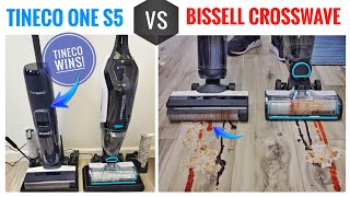 Tineco ONE S5 vs Bissell Crosswave Hardwood Floor Wet / Dry Vacuum Comparison