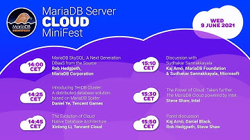 MariaDB Cloud MiniFest