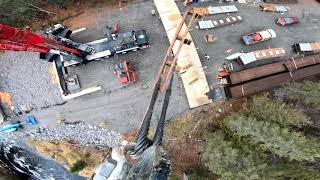 Nipissing Miller Progress Report 2 - First Girder In (Nov 2, 2020)