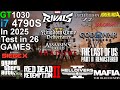 GT 1030 + i7 4790S in 2025 - Test 26 Games