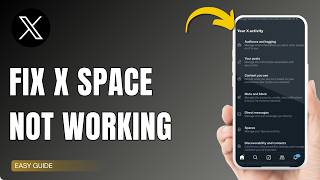 How To Fix Twitter X Space Not Loading !