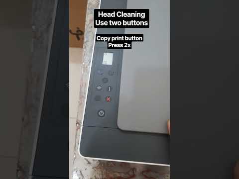 HP Smart Tank 581 Head Cleaning Using Power Button & Copy Print Button | Easy Fix #shorts #printer