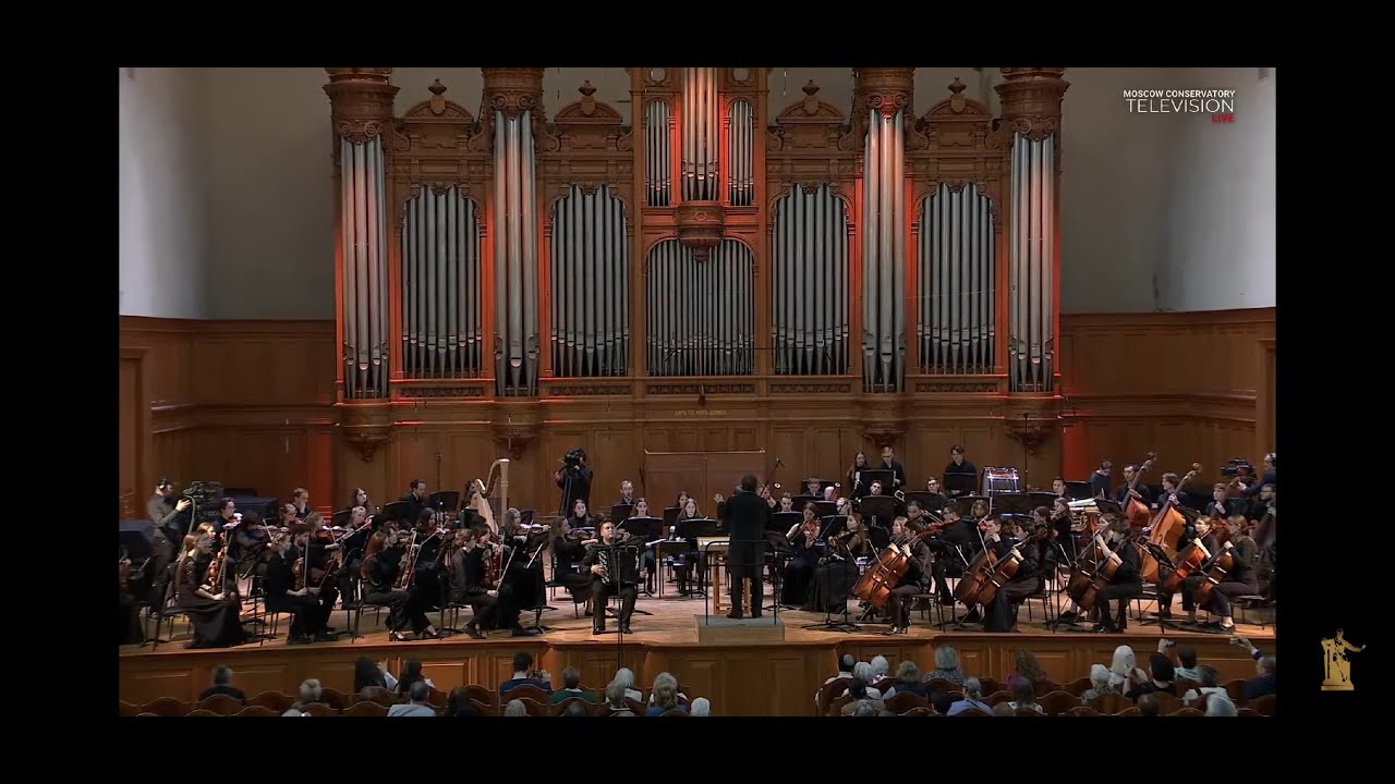 Н. Чайкин, концерт №1 для баяна с симфоническим оркестром. Финал.