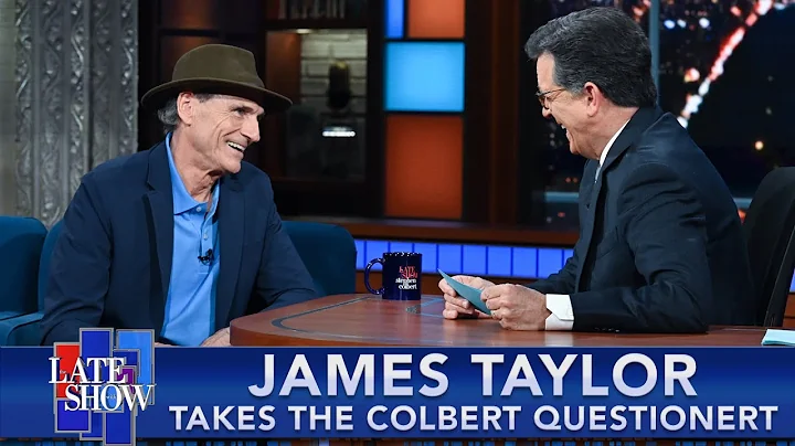 James Taylor Takes The Colbert Questionert