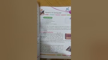 class -4th ch -1 History of Computer