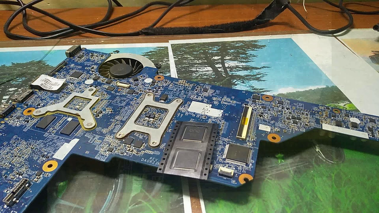 ремонт ноутбука HP g6 замена мультиконтроллера - YouTube