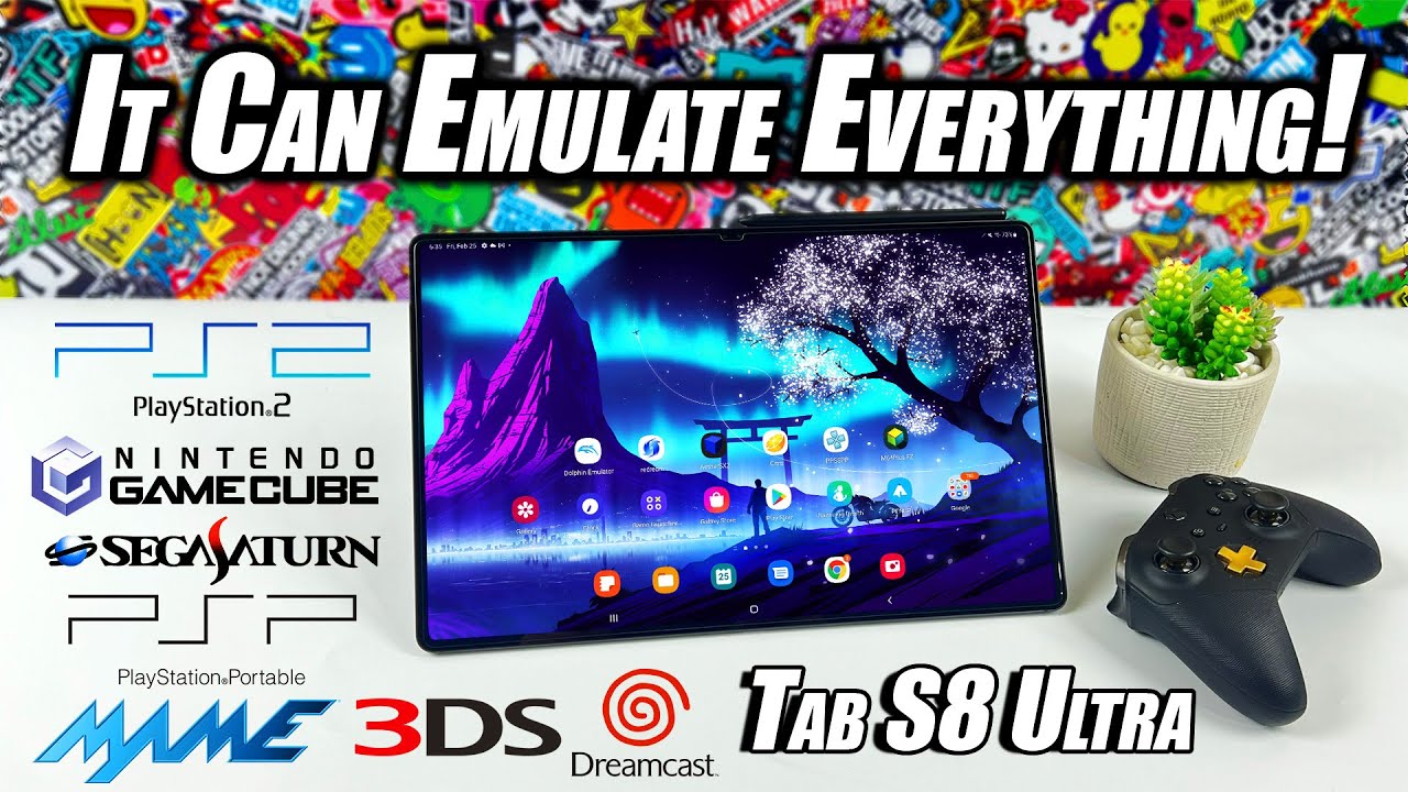 The Ultimate Emulation Tablet The Galaxy Tab S8 Ultra Can Emulate Everything Youtube