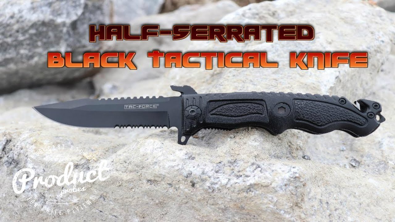【11枚組】ザ・フォール/Take America TAC Force Assisted Opening Half Serrated Blade Folding Knife (TF