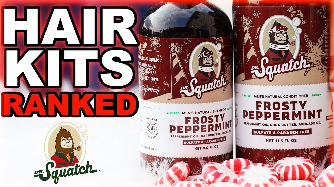 Dr. Squatch FROSTY PEPPERMINT shampoo & conditioner hair care set SOLD OUT!