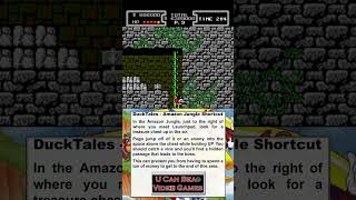 U Can Beat Video Games - DuckTales - Amazon Jungle Shortcut