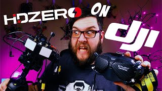 This is stupid, but I did it so you don't have to!  Running HDZero on DJI goggles for FPV drones