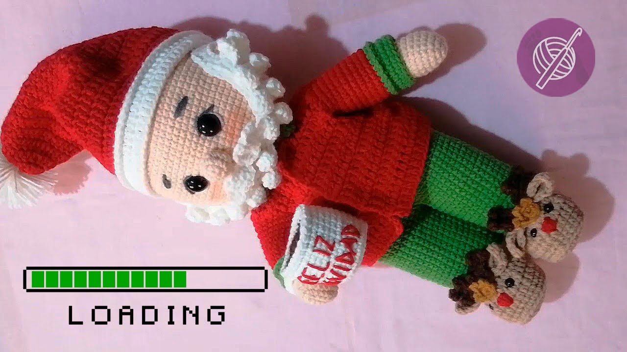 🎅Papá Noel AMIGURUMI🧶a crochet | LISTA de MATERIALES | Aquí en @Crochet a Pasitos