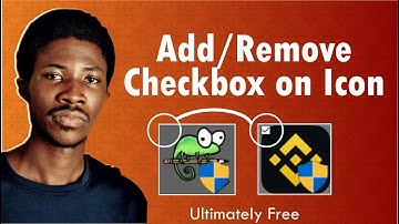 Steps to Add or Remove Checkboxes on Icons using the Control Panel