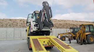 Çiftçeker Kamyon Lowbede Sıfır Makina Bindirme Hidromek 102S K4 A5 Bekoloder