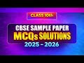 Class 10 maths sample paper solutions